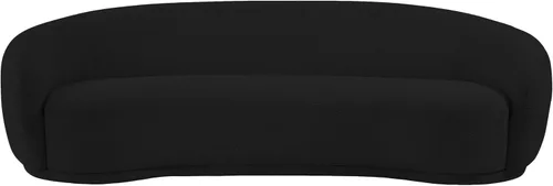 Miniatura 6 de Meridian Furniture 693Black-S Hyde Collection Modern Sofá tapizado de tela Boucle contemporáneo, negro, 89.5 pulgadas de ancho x 38 pulgadas