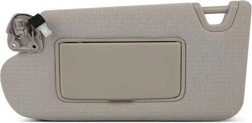 Miniatura 35 de Visera parasol beige para automóvil del lado izquierdo del conductor sin techo corredizo para Toyota para Highlander, montaje de repuesto