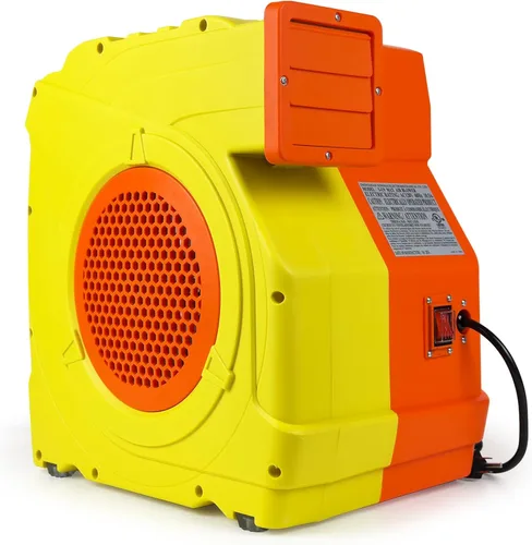 Miniatura 7 de WARSUN Soplador de aire para inflables 480W 0.6HP soplador de aire portátil para casa de rebote, arco, toboganes de salto, ventilador de bomba