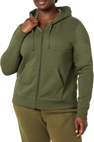 Miniatura 4 de Tienda Essentials Sudadera con capucha de felpa francesa para mujer con cremallera completa (disponible en tallas extragrandes)