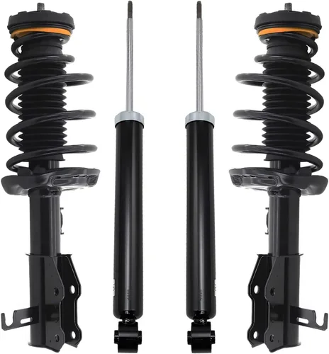 Miniatura 90 de Detroit Axle - Amortiguadores de puntales para Nissan Sentra 2007-2012 [Base S SL SR] Puntales delanteros completos con amortiguadores traseros