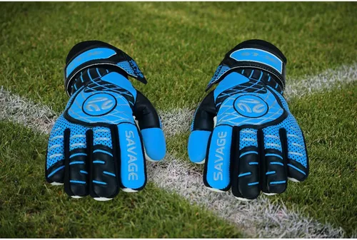 Miniatura 7 de K-LO Guantes de portero: Guantes de portero de fútbol Savage Rise (unisex, juvenil, niños y adultos) – Salvajes de dedos para protección Palma