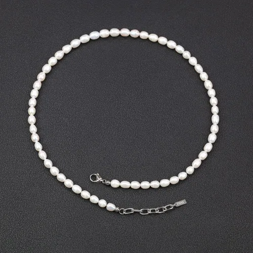 Miniatura 6 de COAI Collar de perlas de agua dulce para mujer y niña, Perla de agua dulce, Agua dulce perla