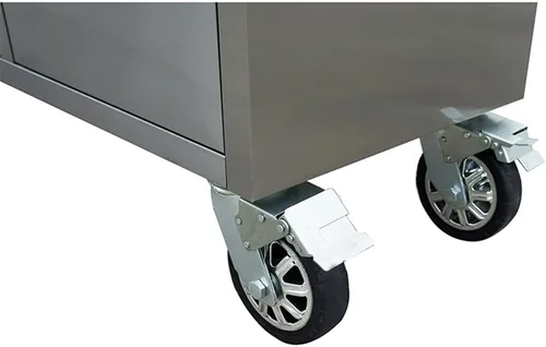 Miniatura 9 de AnorTrek Caja de herramientas de 72 pulgadas con 15 cajones con gabinete superior de 3 y tablero de clavijas en acero inoxidable (Acero inoxidable)