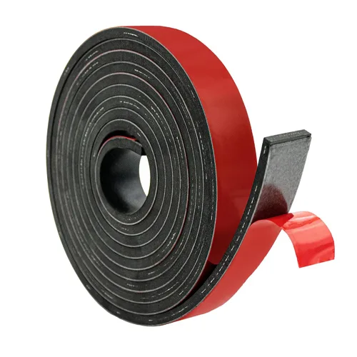 Miniatura 37 de DOBTIM Tiras de goma de neopreno adhesivas de goma sólida de 1/16 (.062)" de grosor X 2" de ancho X 10' de largo, hoja de goma autoadhesiva