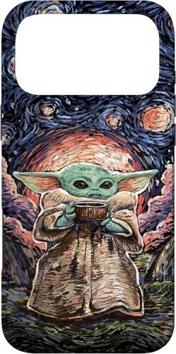 Miniatura 22 de Star Wars: The Mandalorian The Child Starry Night Style - Carcasa para iPhone 17