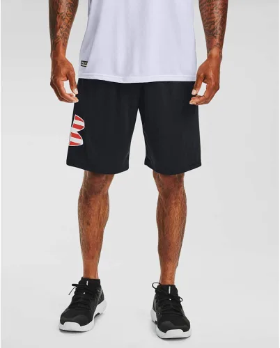 Under Armour Freedom Tech - Pantalones cortos con logotipo para hombre