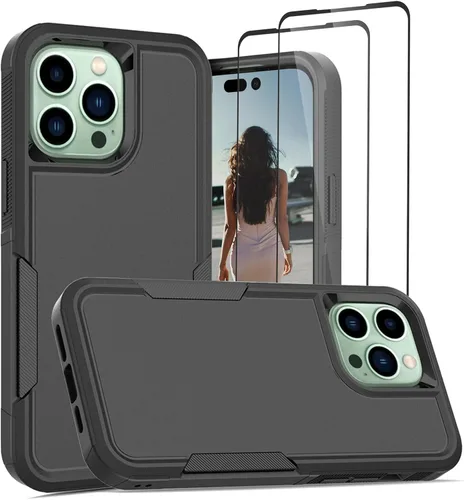 Miniatura 241 de Jeylly Funda para iPhone SE/Funda para iPhone 5S, Exterior de Plástico Duro que Absorbe Golpes + Interior de Silicona de Goma Defensor contra