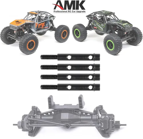 Miniatura 6 de UTB18 RC eje de transmisión delantero y trasero CVD eje para eje axial RC Crawler 1/18 UTB18 Capra Unlimited Trail Buggy RTR pieza de actualización