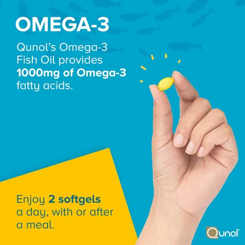 Miniatura 6 de Qunol Mini cápsulas blandas Omega 3 de aceite de pescado, 1000 mg Omega 3 EPA + DHA, suplementos ultra puros, apoyo para la salud cardíaca, sabor a