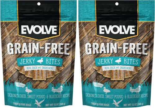 Miniatura 16 de Evolve Golosinas para perros de salmón y batata sin granos