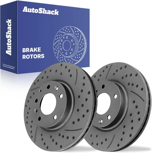 Miniatura 8 de AutoShack 11.77" (299 mm) Rotores de Freno Ventilados Delanteros Reemplazos Revestidos para 2006-2012 Ford Fusion 2006-2013 Mazda 6 2007-2012