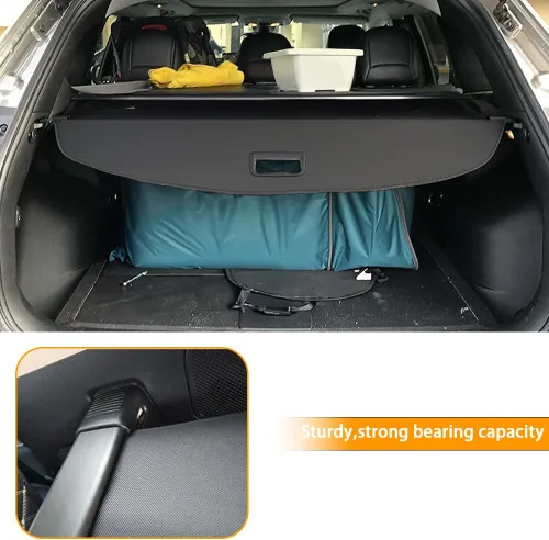 Miniatura 4 de Funda de carga retráctil para maletero para Jeep Grand Cherokee 2022-2025 (2 filas; WL) - Sombra de seguridad antirrobo para privacidad, accesorios