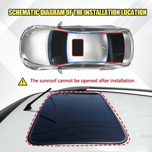 Miniatura 5 de HAOBO Burlete de 23 pies para automóvil, burlete automotriz, forma de T, sello de techo corredizo con autoadhesivo, borde de goma impermeable