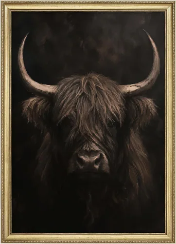 Miniatura 34 de MUDECOR Lienzo enmarcado prémium para pared, pinos nevados en bosque de invierno, ilustraciones modernas, arte contemporáneo, escénico, divertido