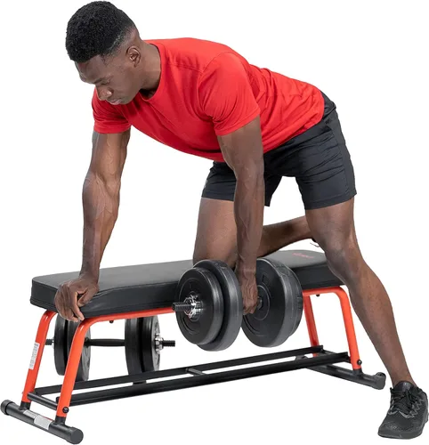 Miniatura 8 de Sunny Health & Fitness Banco de Pesos para Entrenamientos de Alta Intensidad, Ejercicio, Entrenamiento de Fuerza, Levantamiento y Gimnasios en Casa