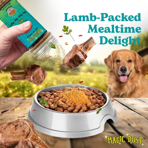Miniatura 5 de Magic Dust - Decoración de carne seca de cordero con una sola proteína para perros y gatos, mejora el sabor y eleva la emoción de la hora