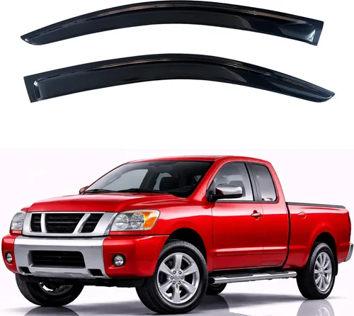 Miniatura 55 de KPY Visor de ventana compatible con Hyundai Tucson 2021-2025, 4 piezas de deflector de ventilación para ventana lateral, estilo Mugen, protector