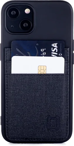 Miniatura 6 de Dockem Funda tipo cartera para iPhone 13 con carcasa de silicona líquida, placa de metal integrada para montaje magnético y 2 bolsillos para Negro