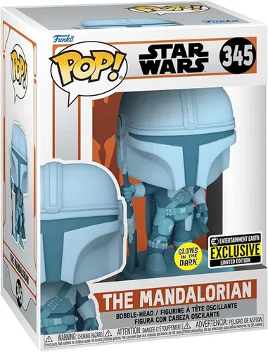 Miniatura 8 de Holograma Mandaloriano POP (Star Wars) Funko brilla en la oscuridad exclusivo
