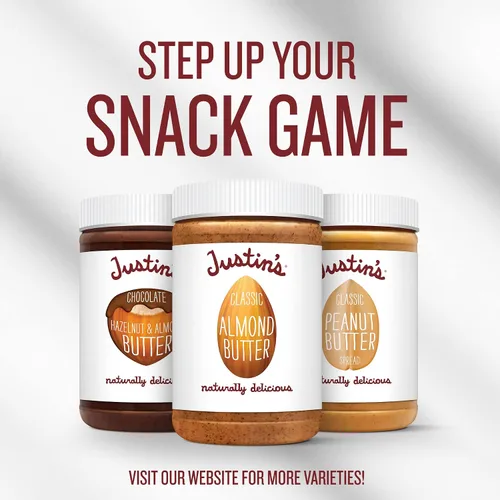 Miniatura 9 de JUSTINS - Mantequilla de maní con miel, sin gluten, tarro de 28 onzas