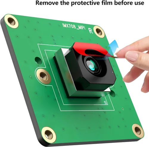 Miniatura 10 de Módulo de cámara de enfoque automático de 12MP para Raspberry Pi, sensor IMX708, FOV de 75°, HDR, compatible con Pi 5,4,3, Zero, CM4