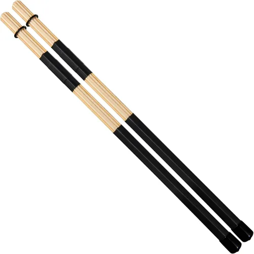 1 par de baquetas de bambú para jazz y música folk, baquetas punk para jazz y música folk, color negro