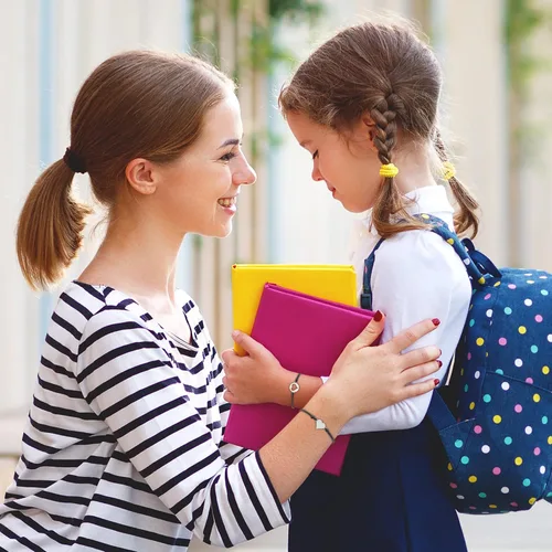 Miniatura 6 de Regalos de regreso a clases, juego de pulseras de deseos para mamá e hija, regalo para el primer día de escuela, regalo para niñas y niños