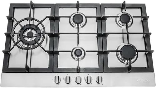 Miniatura 12 de COSMO 640STX-E - Placa de cocina de gas de 24 pulgadas con 4 quemadores sellados, encimera con rejilla de hierro fundido y perillas de metal a