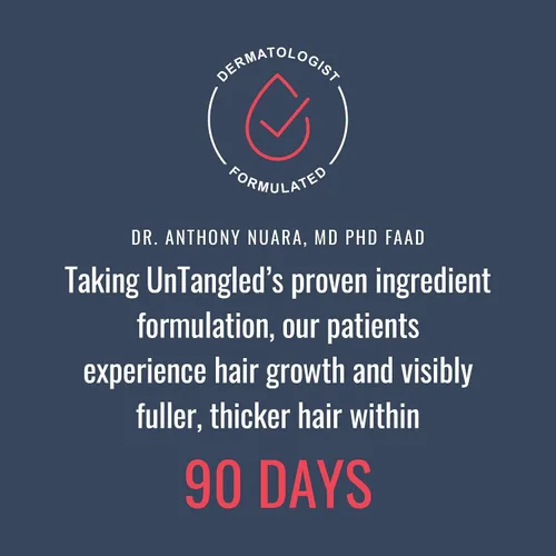Miniatura 7 de Foundation Skincare Vitaminas para el cabello sin enredos (suministro para 60 días) – Suplemento de colágeno y biotina para mujeres y hombres