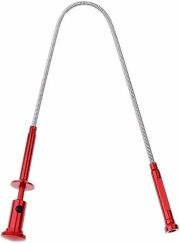 Miniatura 6 de Herramienta de recogida magnética flexible – 23-1/2 pulgadas, 8 libras, imán doblado de serpiente, barrendero recuperador flexible Regalos