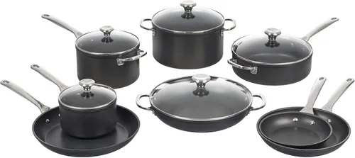 Miniatura 2 de Le Creuset Toughened - Juego de utensilios de cocina antiadherentes, 13 piezas y sartén antiadherente endurecida, 12 pulgadas