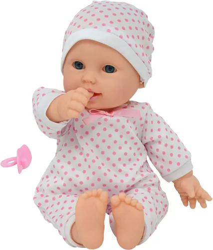 Miniatura 10 de Muñeca de bebé niño de cuerpo suave de 11 pulgadas en caja de regalo - Incluye chupete de muñeca - Muñecas de juguete para niños y niños pequeños