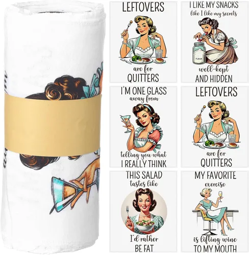 Miniatura 15 de Paquete de 36 paños de limpieza reutilizables de algodón lavables de flores brillantes para el hogar (color nitid)