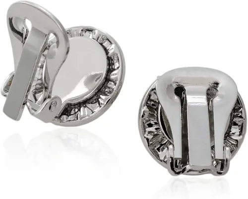 Miniatura 3 de PammyJ Aurora Borealis - Pendientes redondos de cristal (0.591 in), Cristal