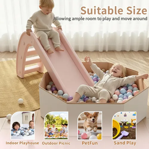 Miniatura 8 de Pelotas plegables para niños y mascotas, versátil piscina para niños y gatos, perfecto para niñas y niños, para interiores y exteriores, fácil