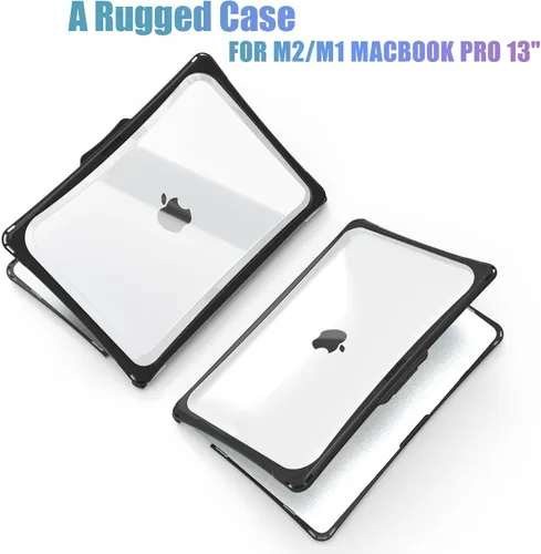 Miniatura 8 de IBENZER Hexpact Funda para MacBook Pro de 13 pulgadas 2026 2025 2024 2023 2022-2016 M2 M1 A2338 A2289 A2251 A2159 A1989 A1708 A1706, funda