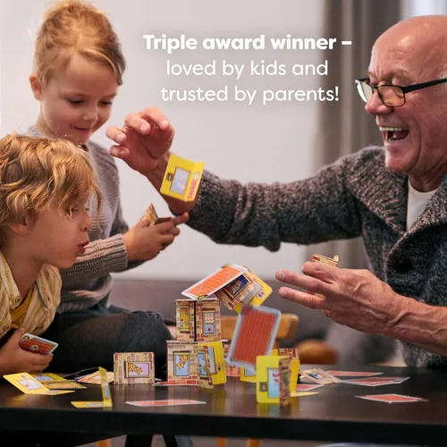 Miniatura 8 de Haba Rhino Hero, un heroico juego de cartas para niños de 5 años en adelante, triple ganador de premios