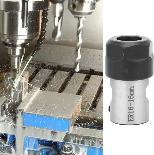Miniatura 2 de ER16 Adaptador de eje de motor Collet Block Chuck Tool Equipo de soldadura por arco Adaptador de varilla de electrodos de palo para fresadora CNC