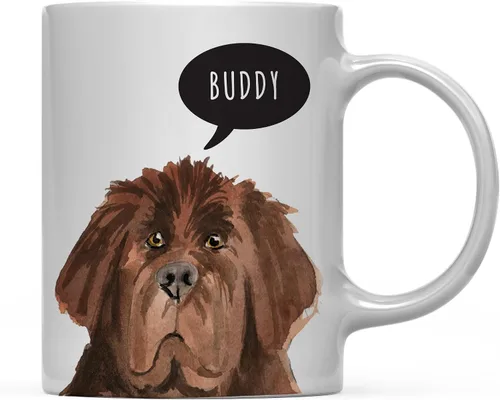 Miniatura 9 de Andaz Press Taza de café personalizada de 11 onzas para perro, Shih Tzu Shorter Haired Up Close, paquete de 1 Shih Tzu pelo más corto personalizado