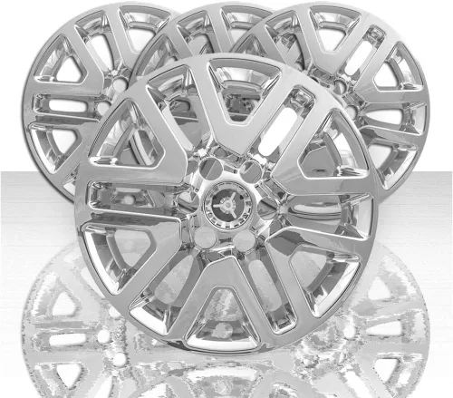 Miniatura 3 de Pieles de rueda cromadas de 16 pulgadas con radios en V para Nissan Frontier SV 2014-2021