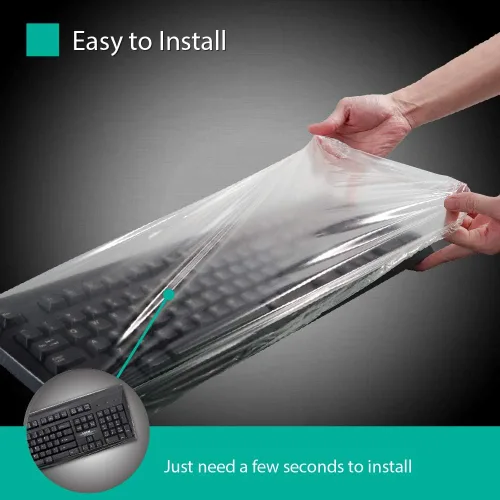 Miniatura 6 de Estilo plano totalmente cubierto, fácil de desinfectar, universal, de 0.001 in, lavable, excelente sensación táctil, impermeable, antipolvo