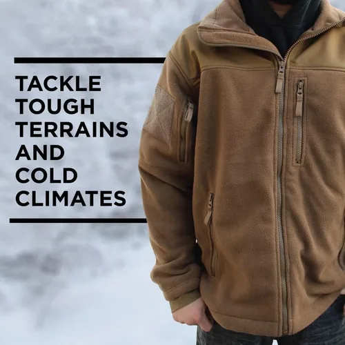 Miniatura 4 de Rothco Spec Ops - Chaqueta de forro polar táctica, ideal para usar en capas