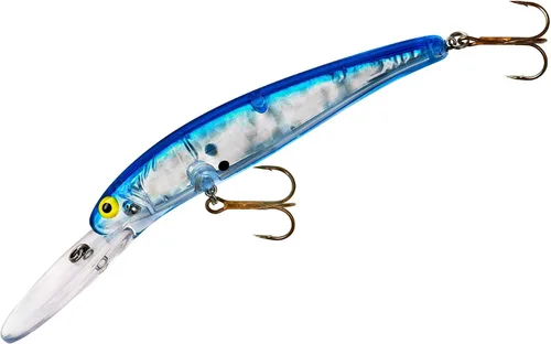 Miniatura 79 de Bomber Señuelos Long A Slender Minnow Jerbait Señuelo de Pesca Cabeza roja con destello plateado
