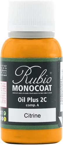 Miniatura 123 de Rubio Monocoat Muestra de Acabado de Aceite para Madera - Puro Aceite Plus Parte A Aceite de Linaza de Secado Rápido y Ecológico para Uso Pure