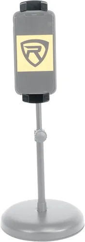 Miniatura 7 de Rockville Istand 22 Tablet Smartphone Holder 360 grados giratorio, ABS y agarre de goma, se adapta a 4.7-12.9 pulgadas, para soportes de micrófono