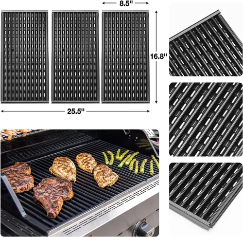 Miniatura 2 de Rejillas de parrilla infrarroja de 17 pulgadas para Charbroil Performance Tru Infrared 3 quemadores 463370719 463371116 463280019 463371716 46333316