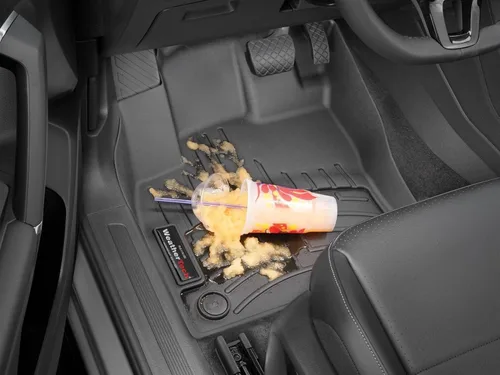 Miniatura 4 de Weathertech Alfombrillas de ajuste perfecto para Nissan Rogue - 1ª y 2ª fila (45630-1-2), beige Beige Bronceado