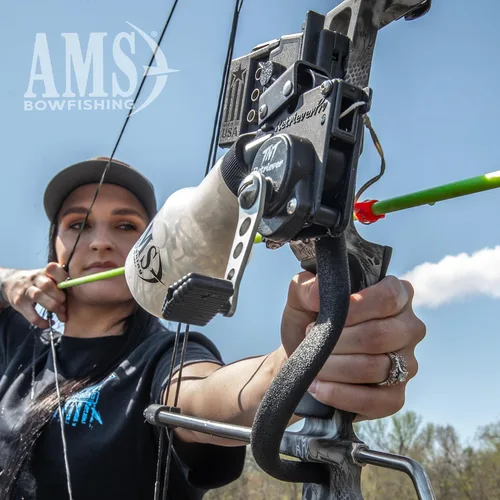 Miniatura 7 de AMS Bowfishing Retriever TNT Reel - Fabricado en los Estados Unidos