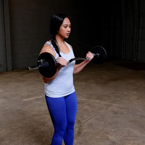 Miniatura 5 de Body-Solid Placa de pesas de hierro estándar, perfecta para entrenamiento de fuerza, gimnasio en casa y entrenamientos con barra, se adapta a barras